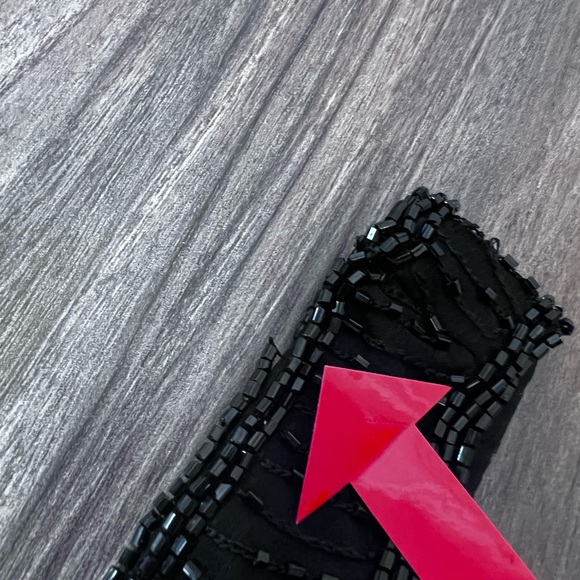 ANDRETTA DONATELLO Retro Black Beaded Whimsigoth Witchy Corsette Camisol… - Picture 10 of 14